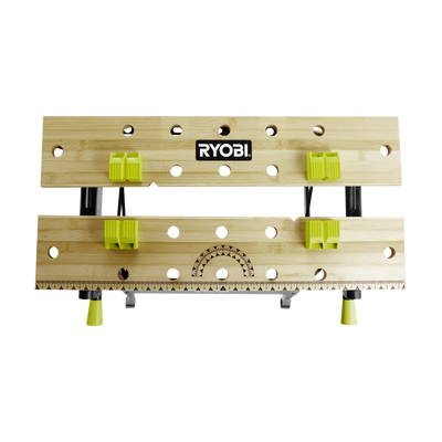 Ryobi Foldable Workbench - Bamboo - 605mm - Durable & Portable