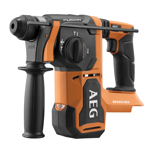 AEG 18V Fusion SDS Rotary Hammer Drill A18FRH0 - 26mm - 2.5 Joules Impact