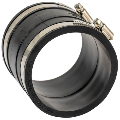Deks 90mm Pvc Stormwater Coupling - EPDM Rubber - Durable - Black