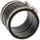 Deks 90mm Pvc Stormwater Coupling - EPDM Rubber - Durable - Black