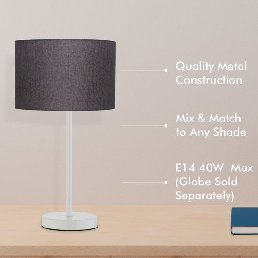 Verve Design Mardin Lamp Base White 36cm Metal Classic Lighting – view 2