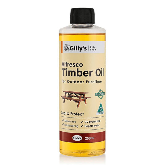 Gilly S Outdoor Furniture Oil - 250ml - Tung Oil - UV Protection