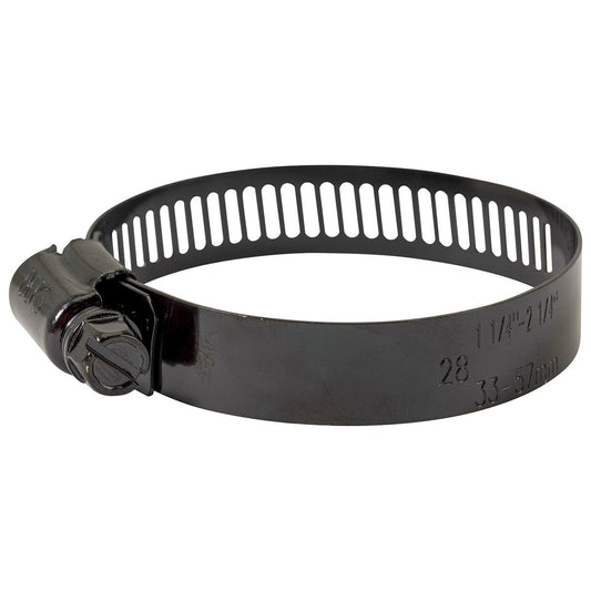 Deks 33mm-57mm Black Marine Grade 316 Stainless Steel Hose Clamp – view 2 - Auzzistore
