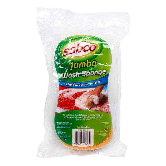 Sabco Jumbo Wash Sponge - 22cm x 12cm x 7cm - Polyurethane - Durable – view 2