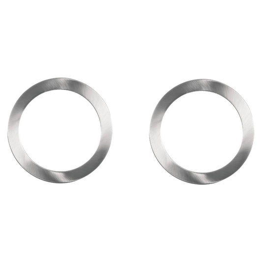 Deta Twist-On Frames 90mm Brushed Nickel Finish 2 Pack Easy Install
