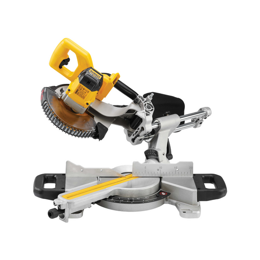DEWALT 18V XR Cordless Sliding Mitre Saw DCS365N-XE - 184mm - Skin Only - Accurate Cuts – view 2 - Auzzistore
