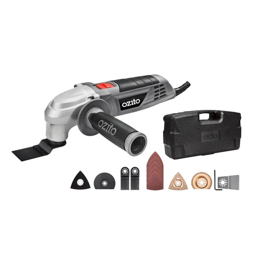 Ozito 300W Multi Function Tool - 23 Accessories - Plastic Metal - Versatile - Auzzistore