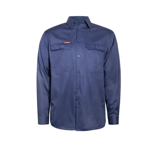 Hard Yakka Navy Core Lightweight Vented Long Sleeve Shirt XL - Breathable, Durable – view 2