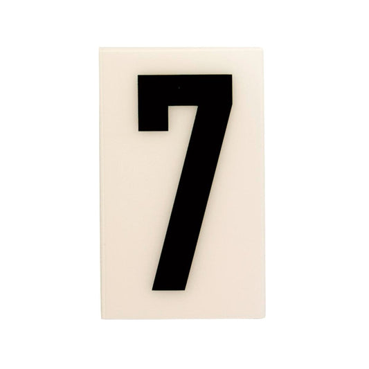 Sandleford Self Adhesive House Number 7 - 60mm - White - Auzzistore