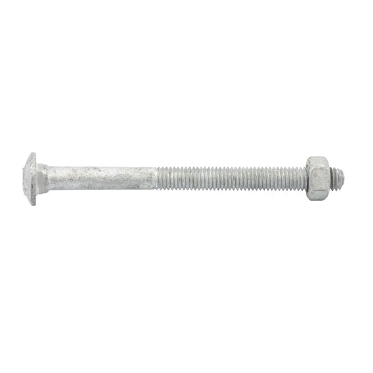 Zenith M8 x 100mm Hot Dip Galvanised Cup Head Bolts Nuts 25 Pack – view 2 - Auzzistore