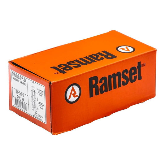 Ramset DynaBolt Plus - 12mm x 70mm - Gold Passivated - 25 Pack - Auzzistore