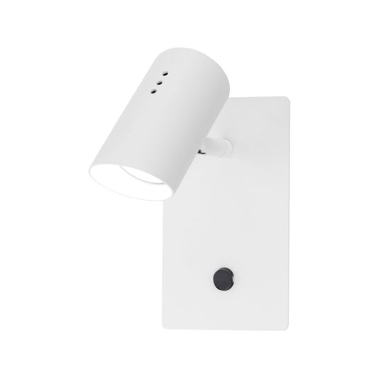 Verve Design White Sirius Wall Light - Adjustable Shade - 100mm x 160mm x 180mm – view 2