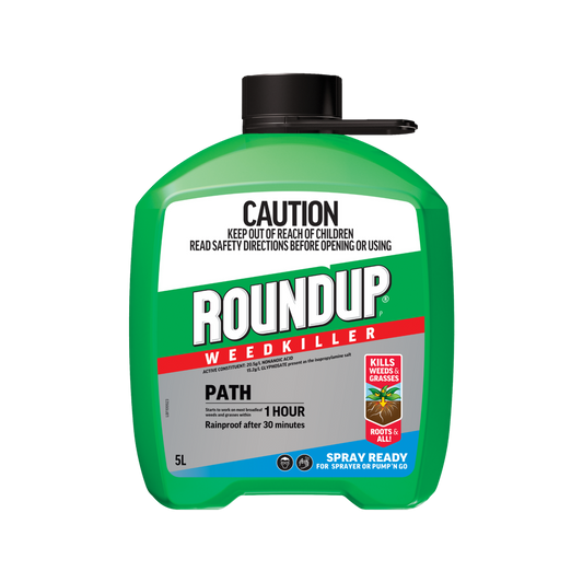 Roundup 5L Path Sprayer - Weedkiller - Glyphosate - Fast Acting - Auzzistore