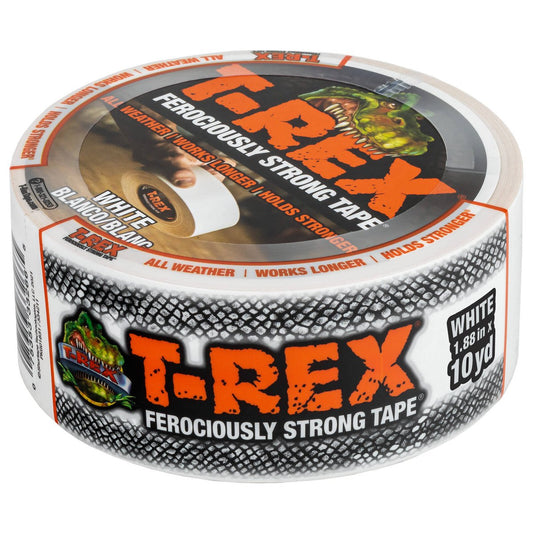 T Rex Duct Tape - 48mm x 9.1m - White - Heavy-Duty, UV Resistant – view 2 - Auzzistore