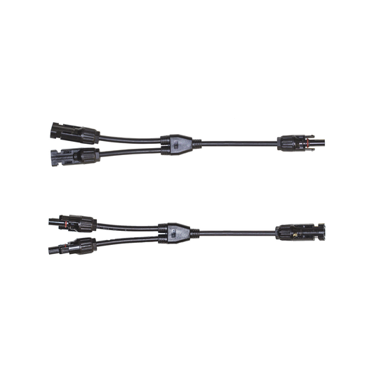 Kt Solar Y Lead Connector KT70776 - 300mm - Waterproof - UV Resistant - Black - Auzzistore