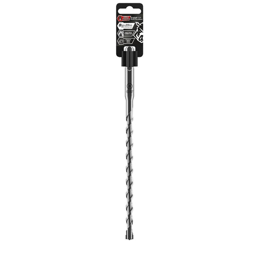 Full Boar Drill Bit - 8mm x 210mm - Carbide - Concrete & Brick - Auzzistore