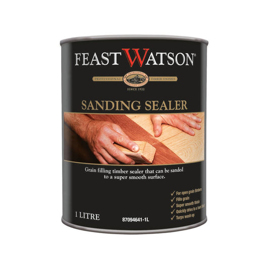 Feast Watson Sanding Sealer 1L Oil Based Clear Smooth Finish - Auzzistore