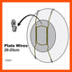 Everhang Brass Plated Hanging Plate Wires 20-25cm Strong Flexible