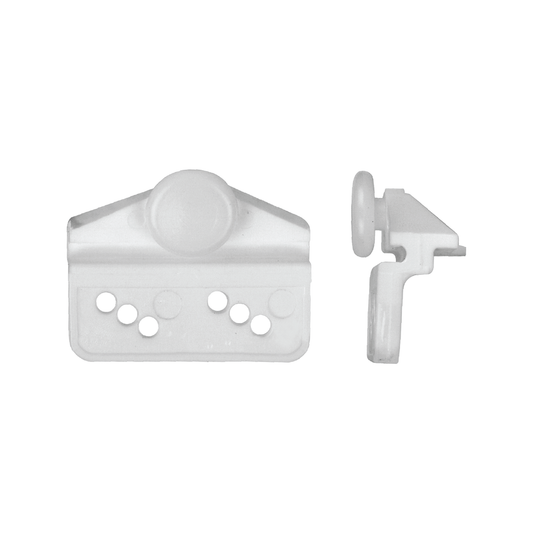 Rolltrak Adjustable Plastic Trolley - Acetal Roller - 52mm x 42mm - Durable