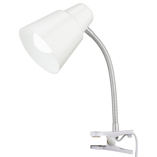 Verve Design White Brylee Clamp Lamp - Adjustable Gooseneck - 135mm x 340mm – view 2