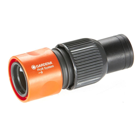 Gardena Maxi Flo Hose Connector - 19mm - High Grade Plastic - UV Stabilised - Auzzistore