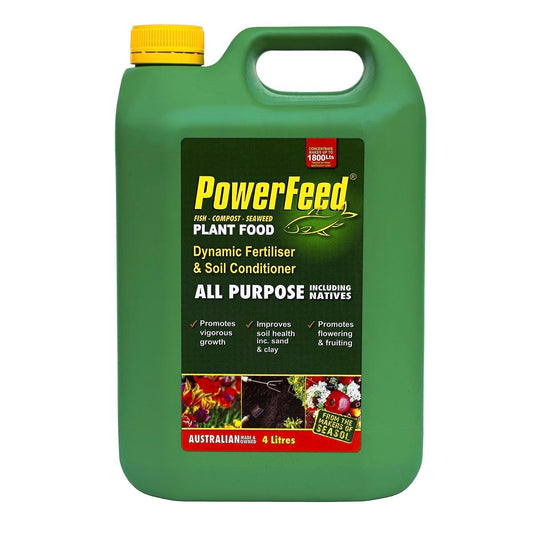PowerFeed Plant Food - 4L - Liquid - All Purpose Including Natives - Auzzistore