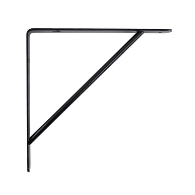 Carinya Black Heavy Duty Studio Stayed Bracket 200mm Steel 125kg