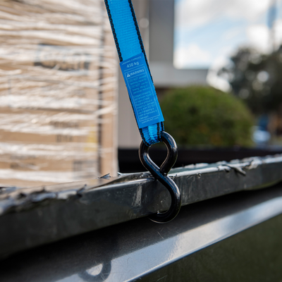 Grunt Ratchet Tie Down 25mm x 5m 450kg Pack of 2 - Durable Load Security