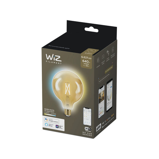 WIZ G125 E27 LED 640Lm Tuneable White 7W Smart Filament Globe