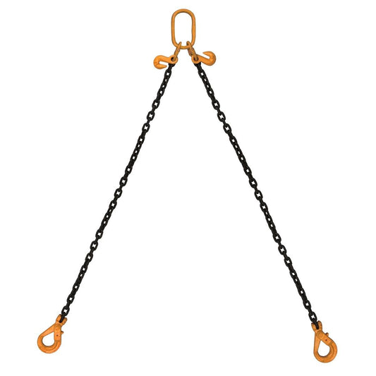 Gorilla 2m x 8mm 2 Leg Chain Sling Alloy 3.5 Tonne Capacity - Auzzistore