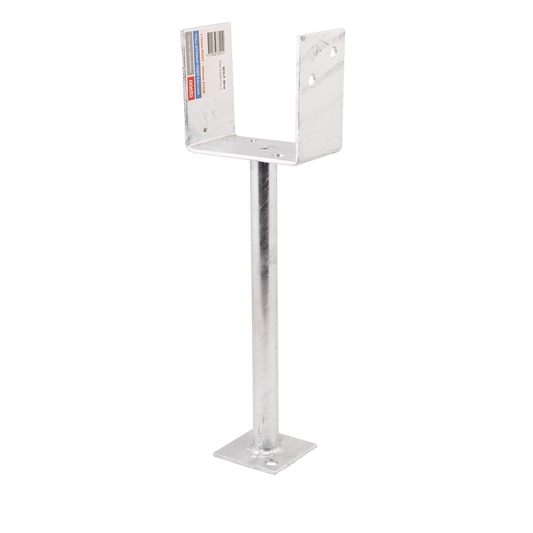 Pryda Full Stirrup Post Anchor - 300x115mm - M10 - Galvanised Steel - Durable - Auzzistore