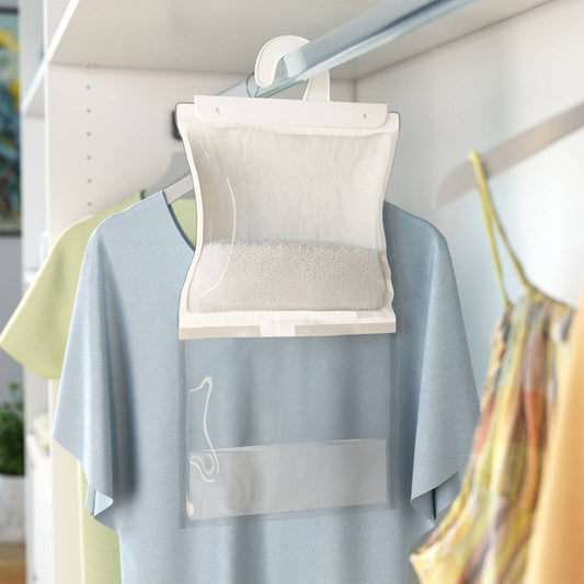 DampFree Moisture Absorber Hanging Pouch - 3 Pack - Calcium Chloride - Damp Free Environment – view 2