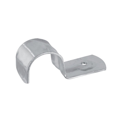 DETA 20mm Metal Conduit Half Saddle 100 Pack Zinc Plated Steel Durable