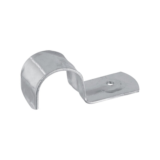 DETA 20mm Metal Conduit Half Saddle 100 Pack Zinc Plated Steel Durable