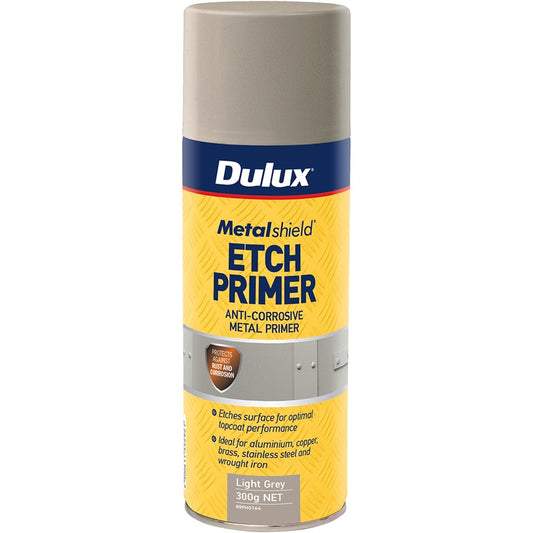 Dulux Metalshield Etch Primer Spraypak 300g Light Grey Anti-Corrosive – view 2 - Auzzistore