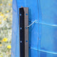 Ultrapost 60cm Black Steel Fence Post - Lightweight - Durable - Prepunched