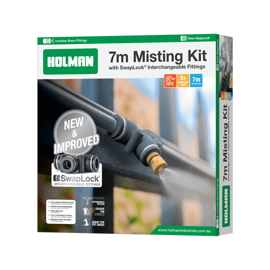 Holman 7m Misting Kit - Outdoor Cooling System with SwapLock Fittings - Auzzistore