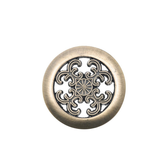 Prestige Antique Brass Knob - 38mm Zinc Alloy - Easy To Install