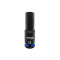Kincrome 12mm Deep Impact Socket 1/2" Cr-Mo Rust Resistant