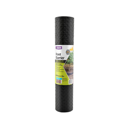 Jack Garden Root Barrier 600mm x 5m Recycled Plastic Prevents Damage - Auzzistore