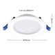 Deta x8 Metal LED Downlight - 92mm - Tri Colour Dimmable - 6W/8W/10W