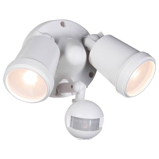 Brilliant Raptor III LED Twin Security Light - 20W - 1800 Lumens - White - PIR Sensor – view 2