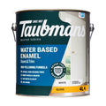 Taubmans 4L White Gloss Water Based Enamel Paint - Durable Finish - Low Odour