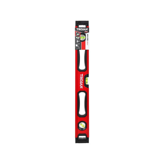 Trojan 600mm Box Level - Aluminium - High Visibility - Shock-Protecting Caps - Auzzistore