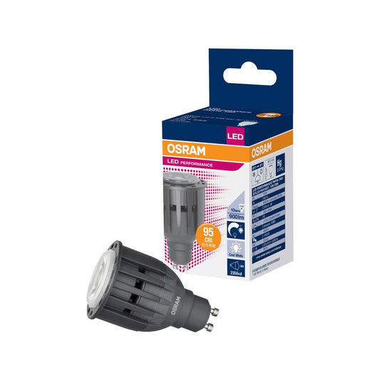 Osram GU10 LED Globe - 10W - Aluminium - Dimmable 900Lm 4000K