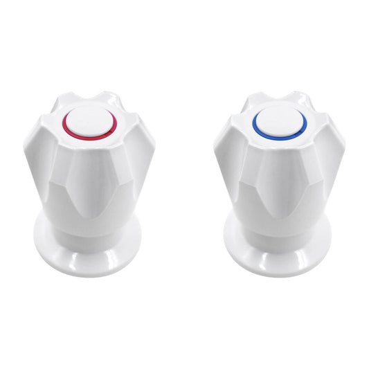 Shaw Mason White Basin Top Assembly Pair - 59mm x 97mm - Easy Install - Auzzistore