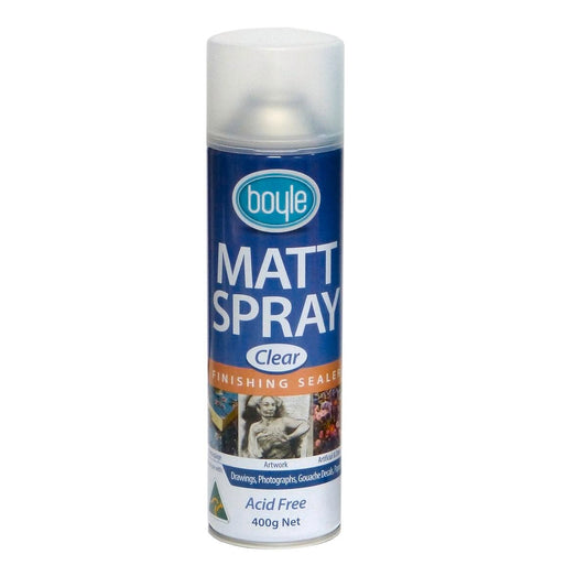 Boyle Clear Matt Spray - 400g - Aromatic Hydrocarbons - Easy To Apply