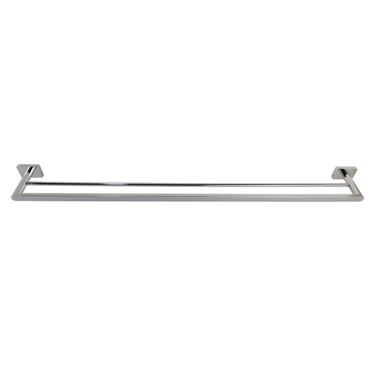 Barelli Rigoni Chrome Double Towel Rail 900mm - 2 Towel Capacity
