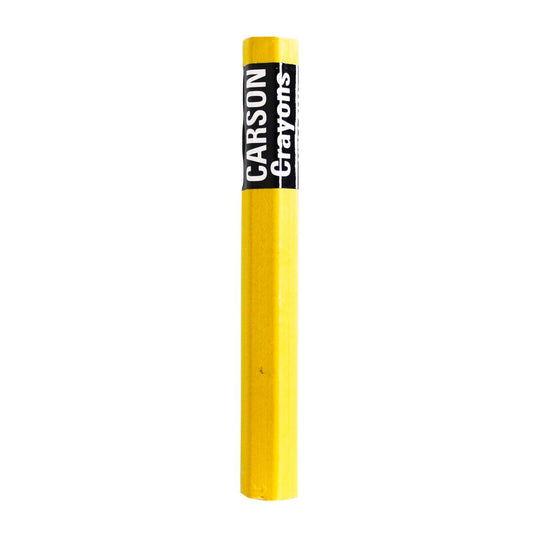 Carson Crayons No 3 Yellow Lumber Crayon 120mm Wax Clay Waterproof - Auzzistore