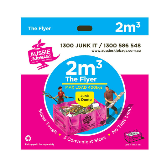 Aussie Skip Bag - 2m3 - Woven PPE - Eco-Friendly Waste Solution - Auzzistore